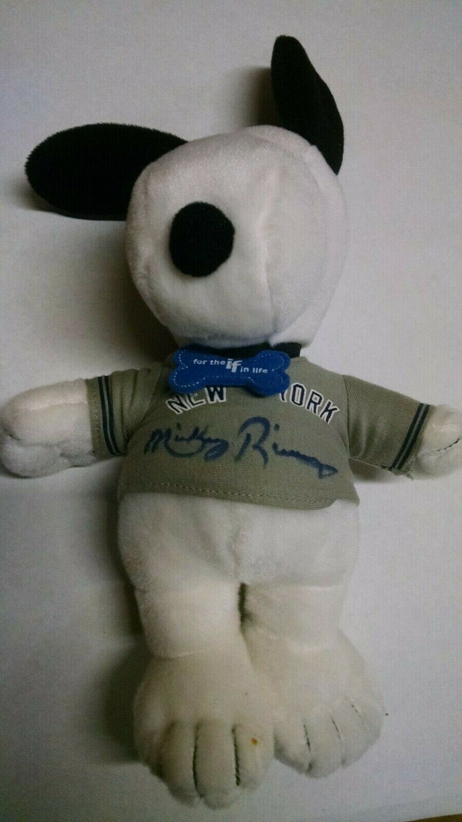 Mickey Rivers Autographed Plush Toy / Stuffed Animal
