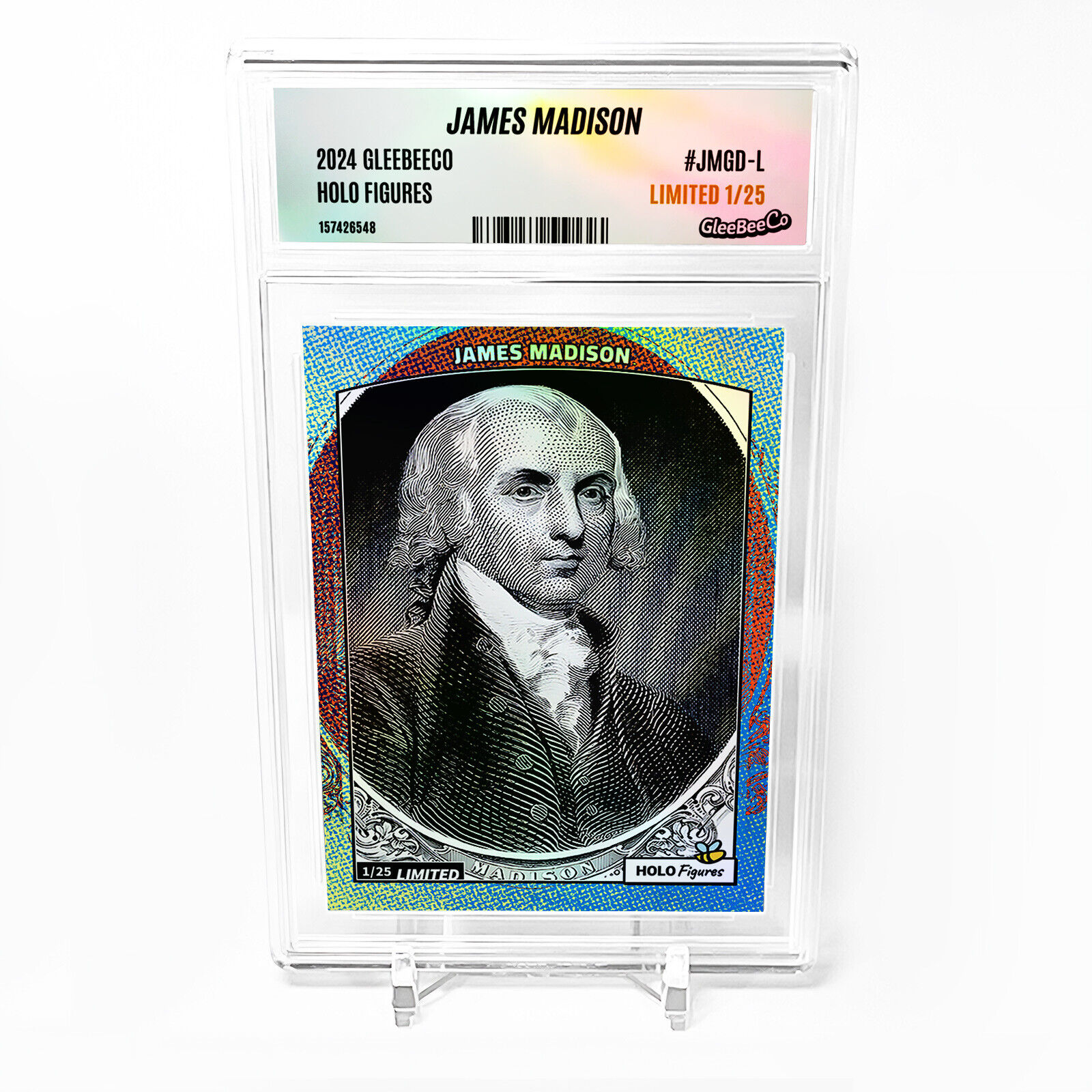 JAMES MADISON Holographic Card 2024 GleeBeeCo #JMGD-L LIMITED to /25