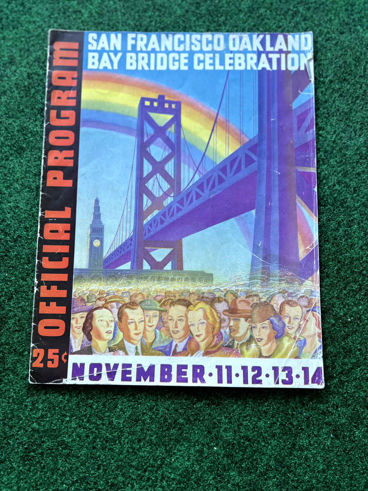 Authentic 1936 San Francisco Oakland BAY BRIDGE Celebration Official Program