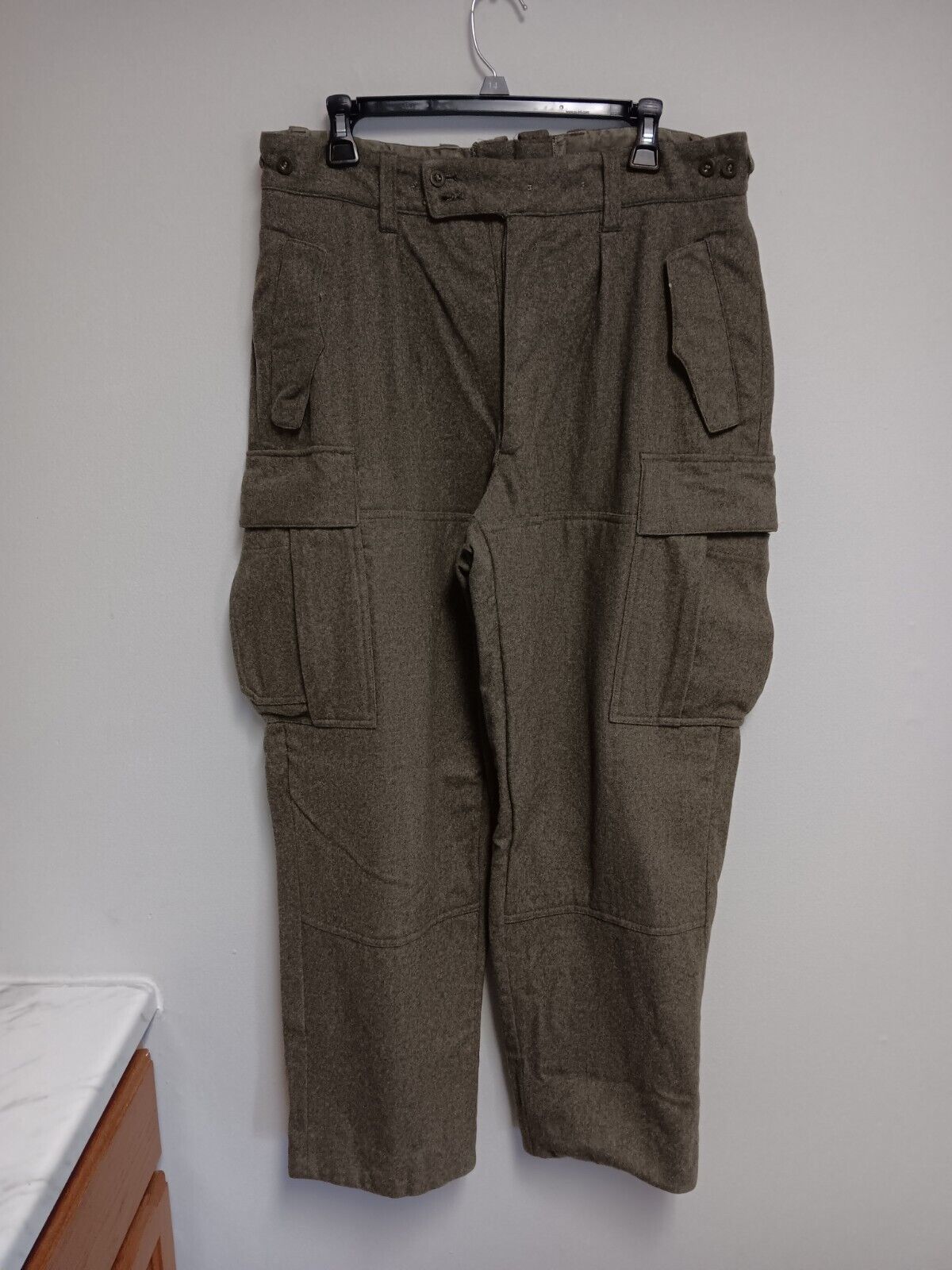 Vintage 1950s Wool German Military Pants - G. D. Bucking-Alsfeld