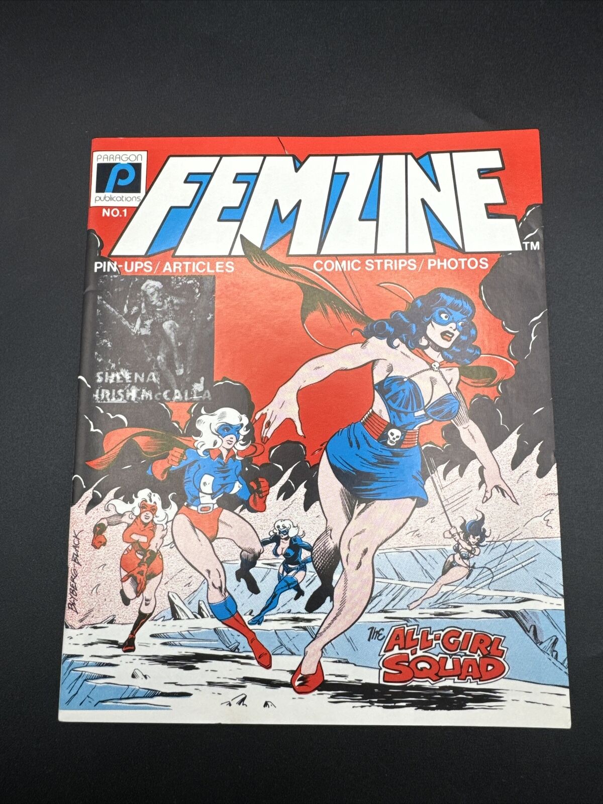 Femzine #1 - 1981 - Bill Black Art - 1st Appearance Femforce - RARE Fanzine -