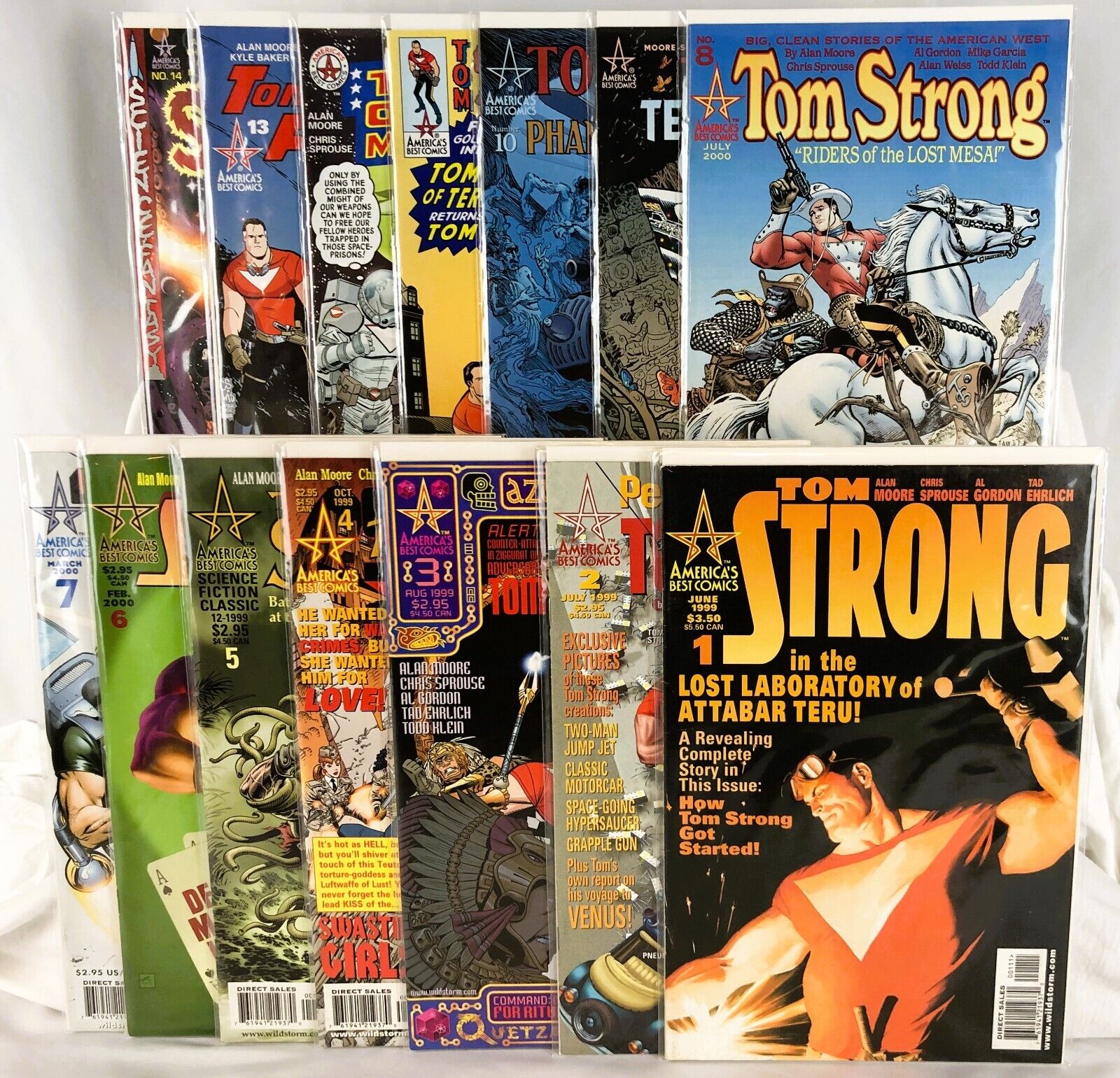 Tom Strong #1-14 (1999-2001, America's Best Comics)