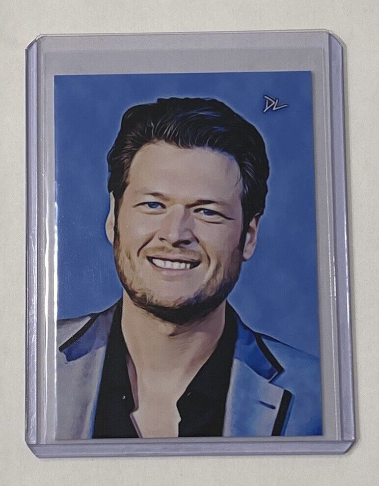 Blake Shelton Limited Edition Artist Signed “Country Star” Trading Card 1/10