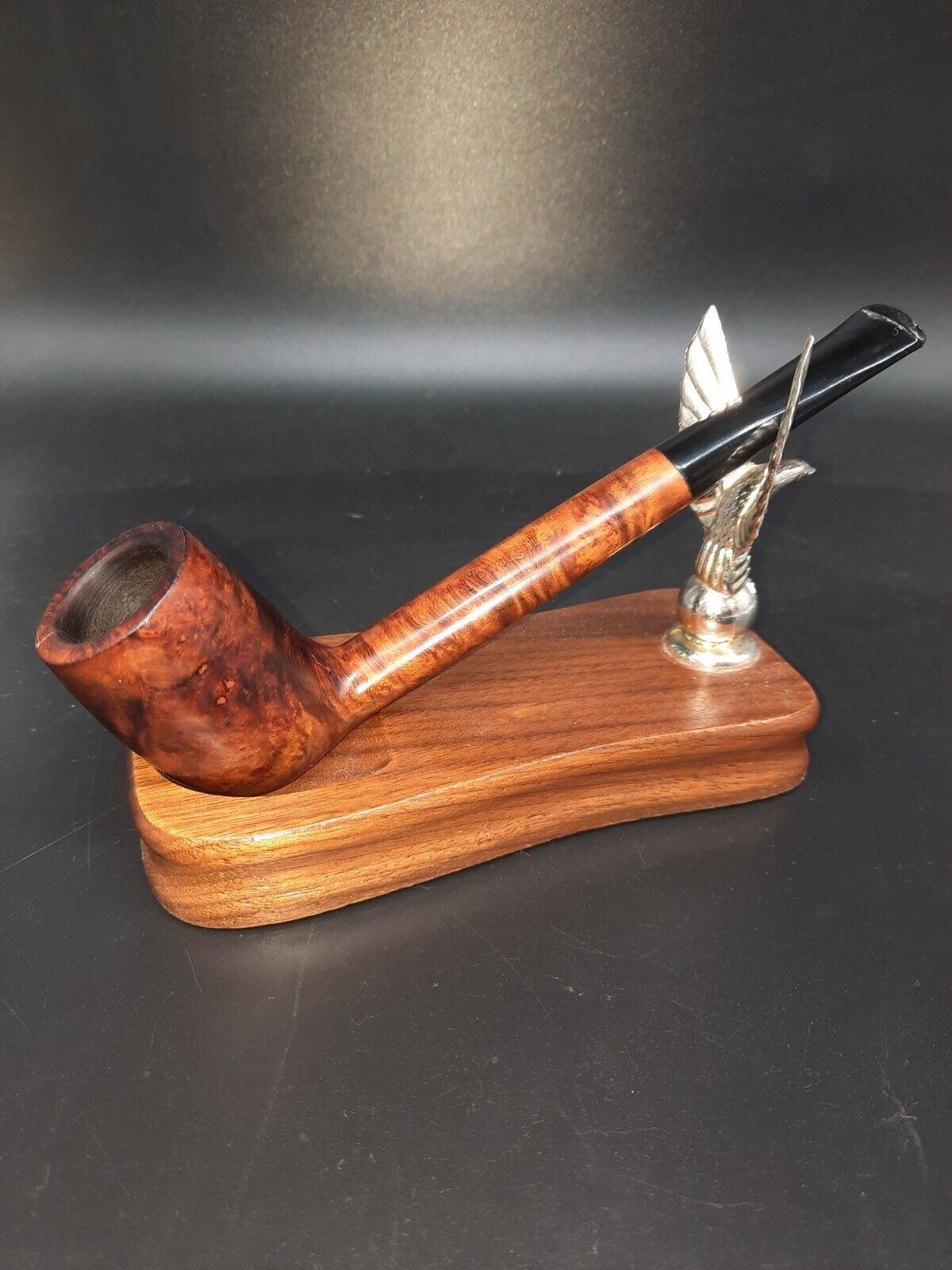 Vintage Newcastle 235 Canadian Estate Tobacco Pipe Refurbished With Cracked Rim