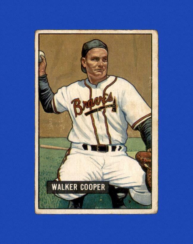 1951 Bowman Set Break #135 Walker Cooper LOW GRADE *GMCARDS*