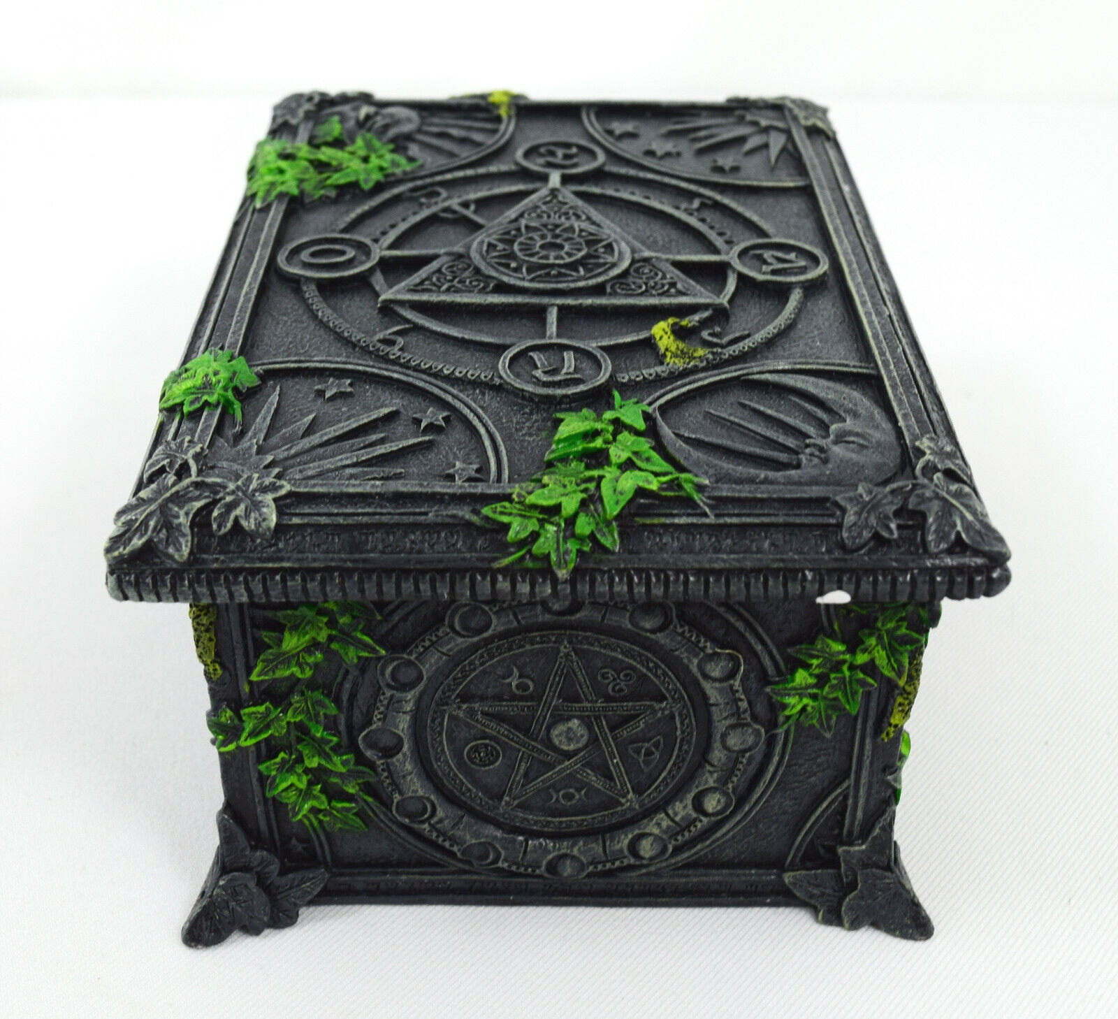 Nemesis Now Wiccan Pentagram Tarot Box Gothic Gift Jewelry Trinket Keepsake box