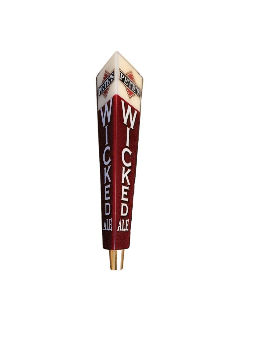 Pete\'s Wicked Ale Logo Beer Tap Handle Pull Knob 11\