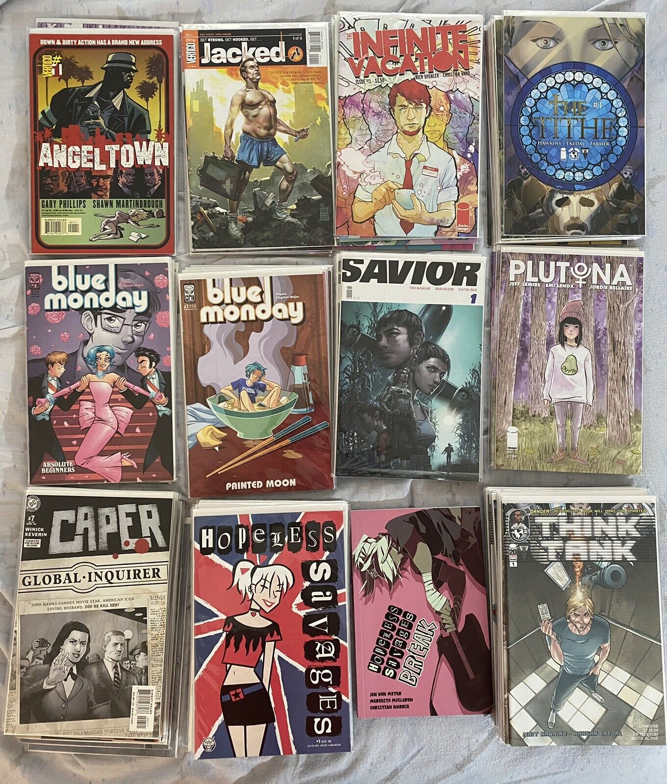 HUGE 80-Book Indie Comic Lot (Blue Monday, Think Tank, Jacked, Tithe, Caper..)
