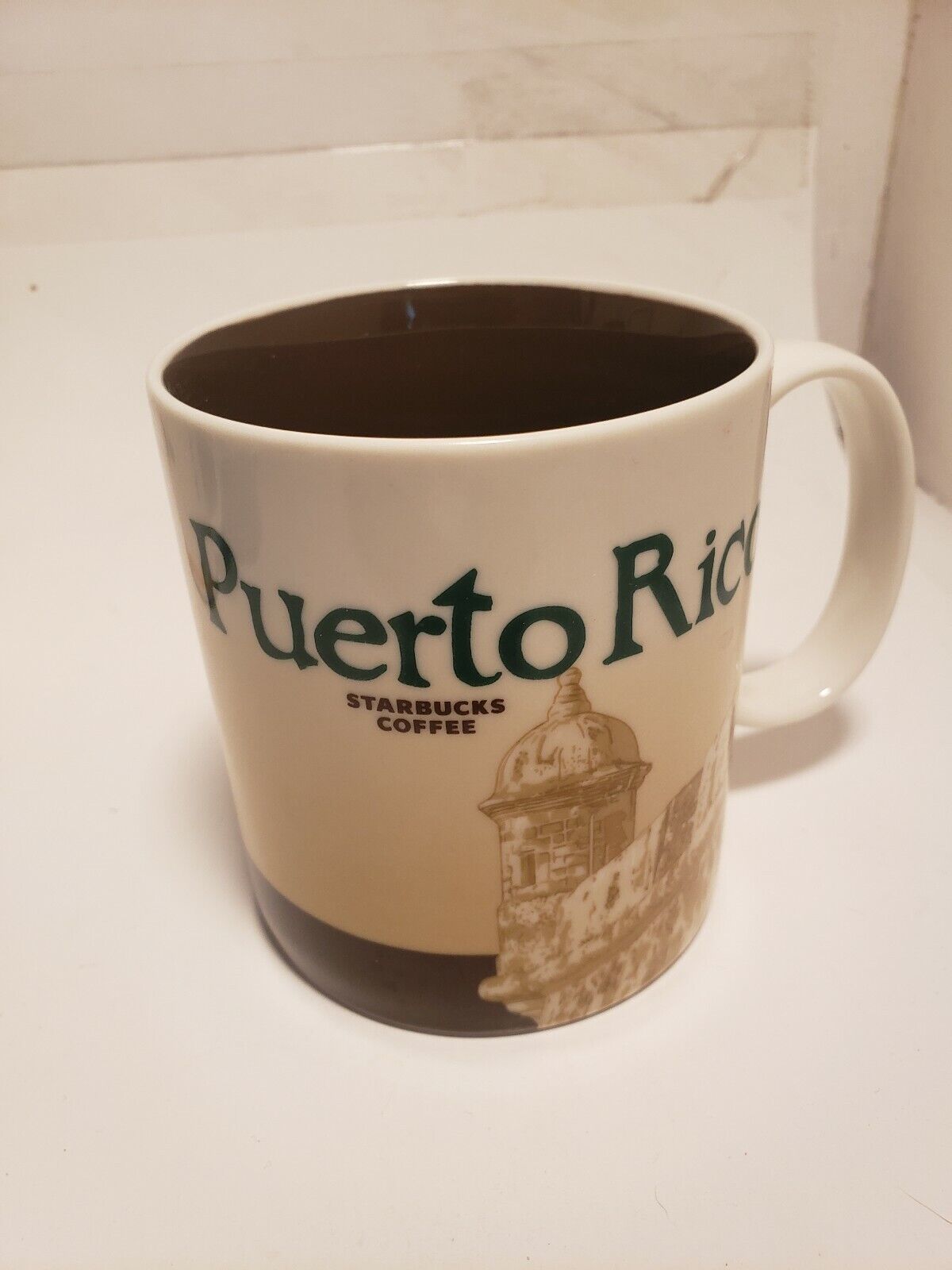 STARBUCKS Puerto  Rico Global Icon State Coffee mug 2011 pre owned 