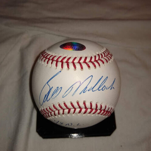 Bill Madlock Autographed Rawlings Major League Baseball With Inscriptions
