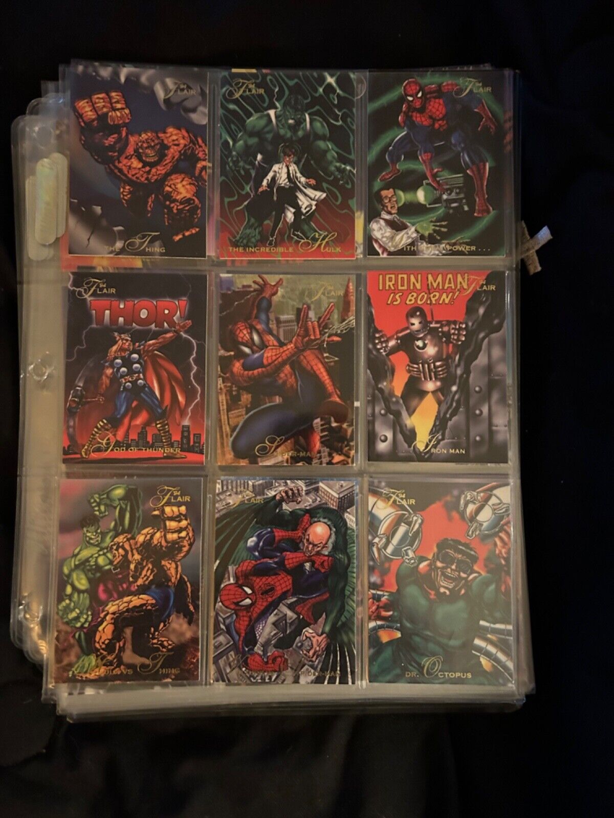 1994 Flair Fleer Marvel Comics Complete Base Set 1-150 NM/M