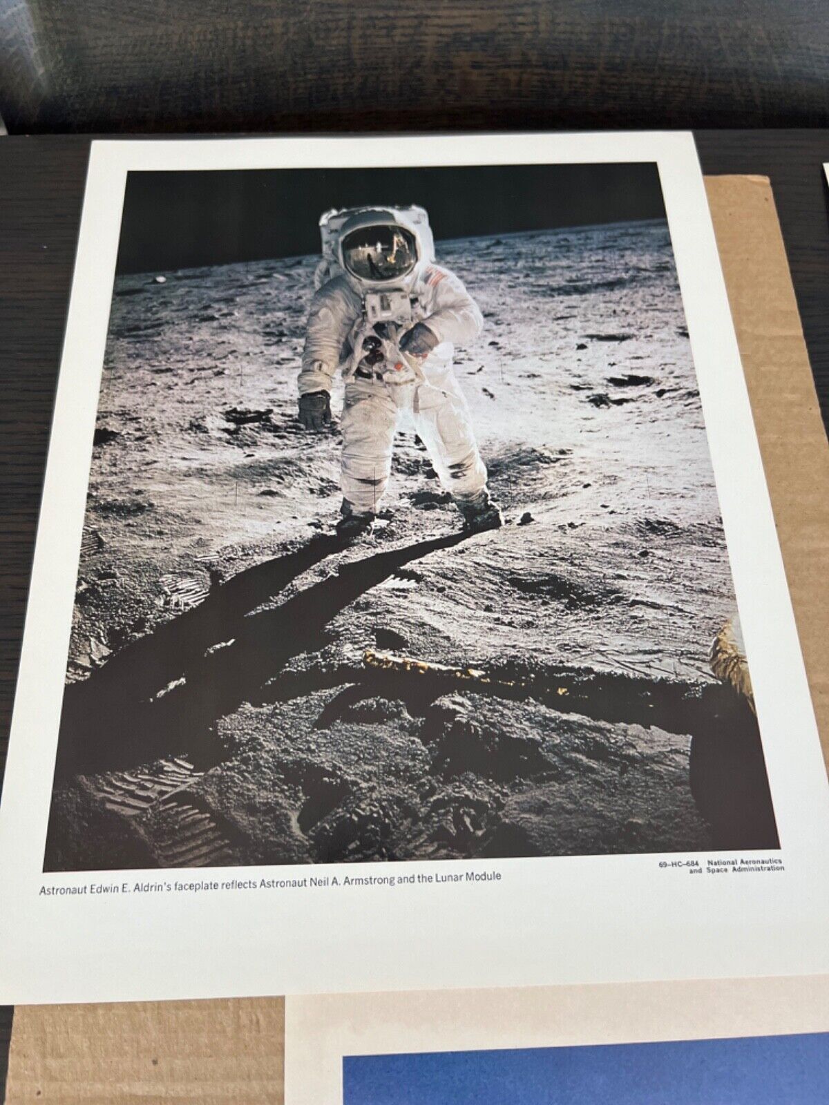 NASA Official Apollo 11 Lithographs - First Manned Lunar Landing Set #4 - Photos