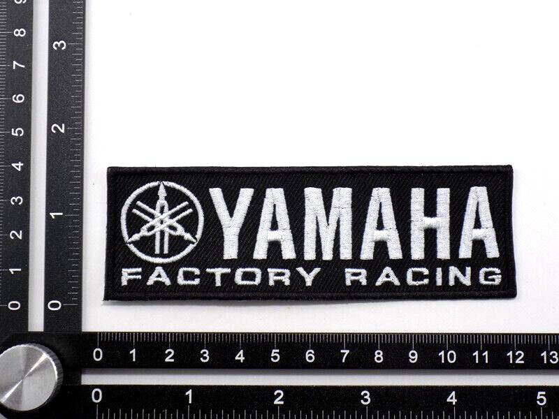 YAMAHA FACTORY RACING EMBROIDERED PATCH IRON/SEW ON ~4-5/8\