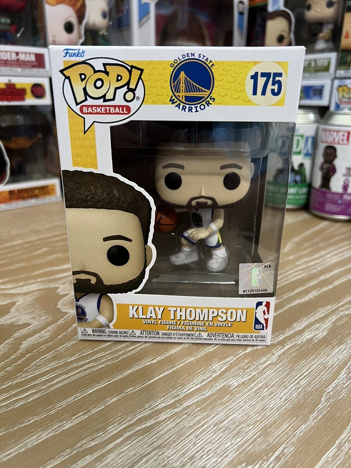 NBA Golden State Warriors Klay Thompson Funko Pop #175 With Protector