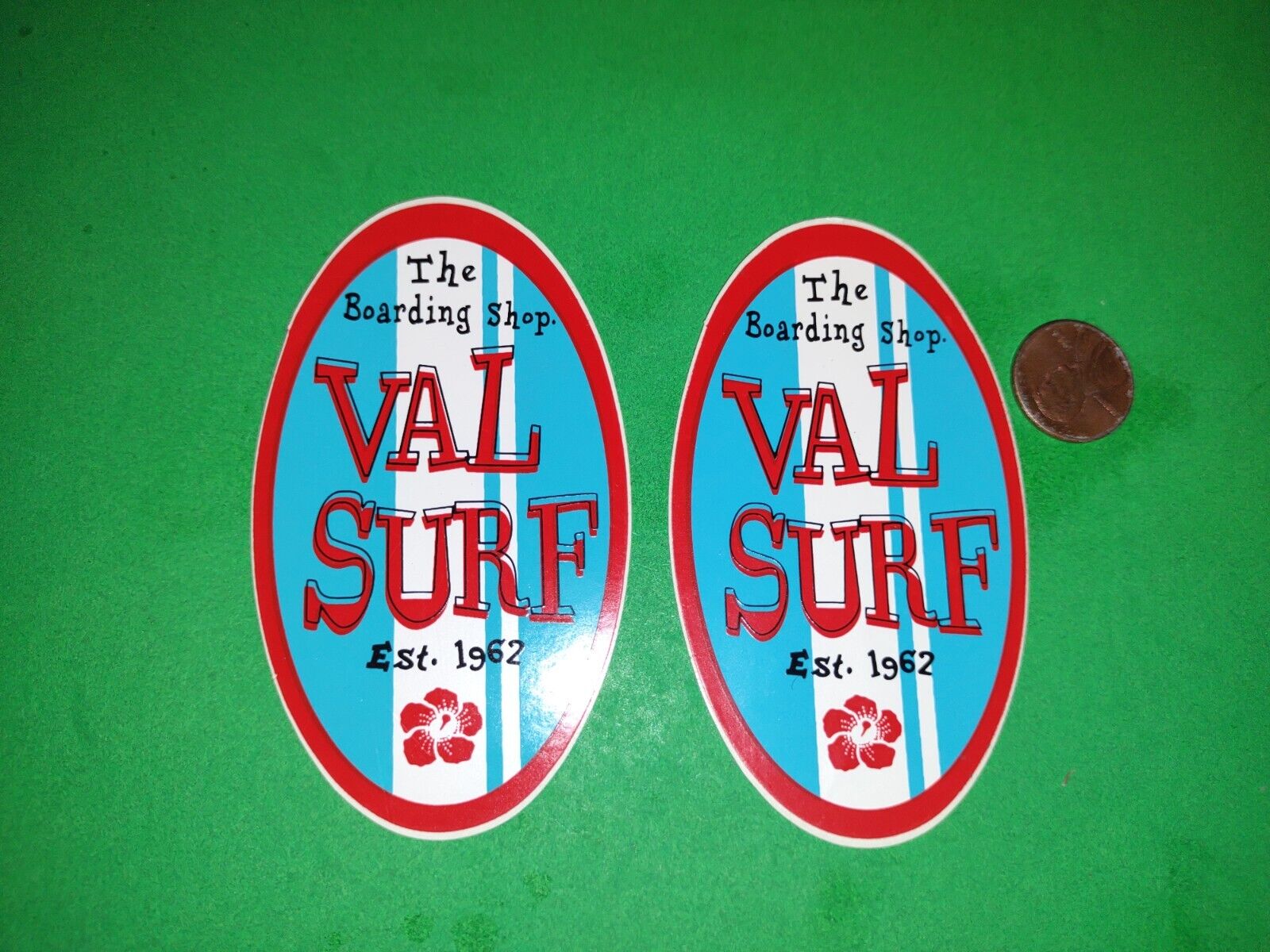 X2 VAL SURF VINTAGE  Sticker Decal Original Old stock