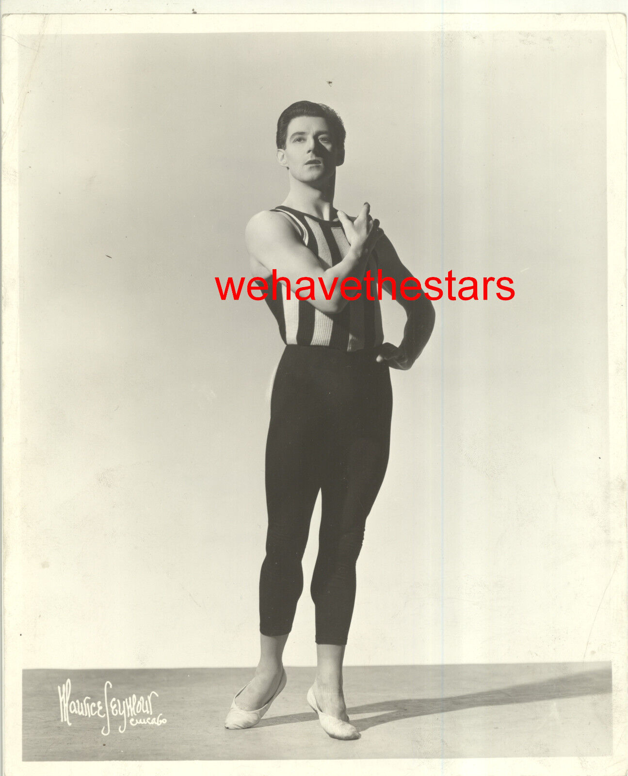 Vintage Anton Dolin HANDSOME BALLET DANCER 40s Publicity Portrait by SEYMOUR