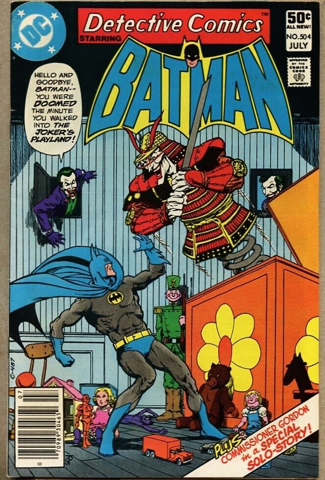 Detective Comics #504-1981 fn- 5.5 Batman Joker Don Newton Jim Starlin
