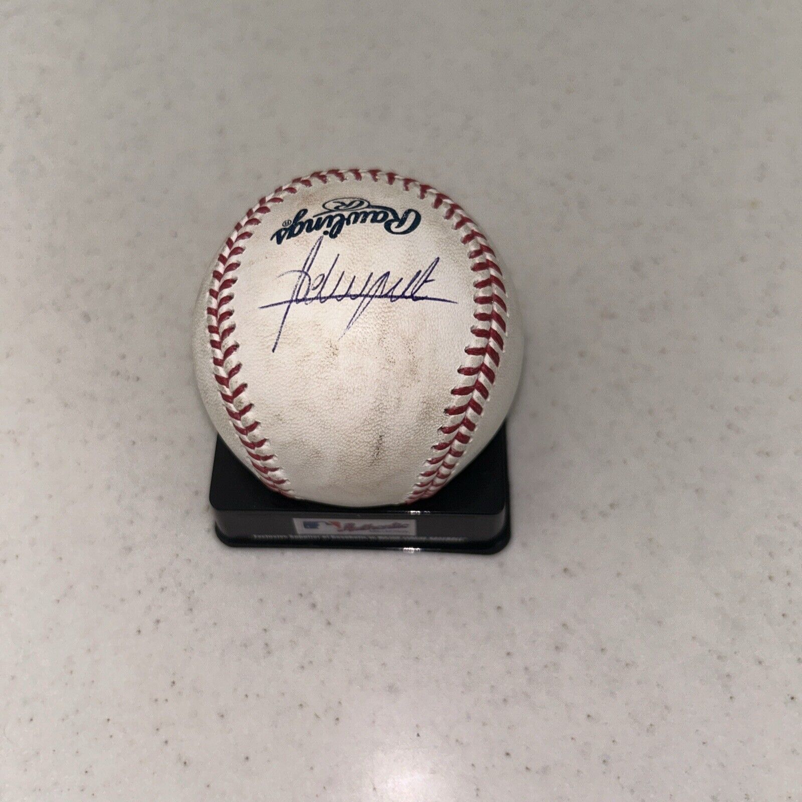 ADRIAN BELTRE SIGNED AUTHENTIC GAME USED BASEBALL