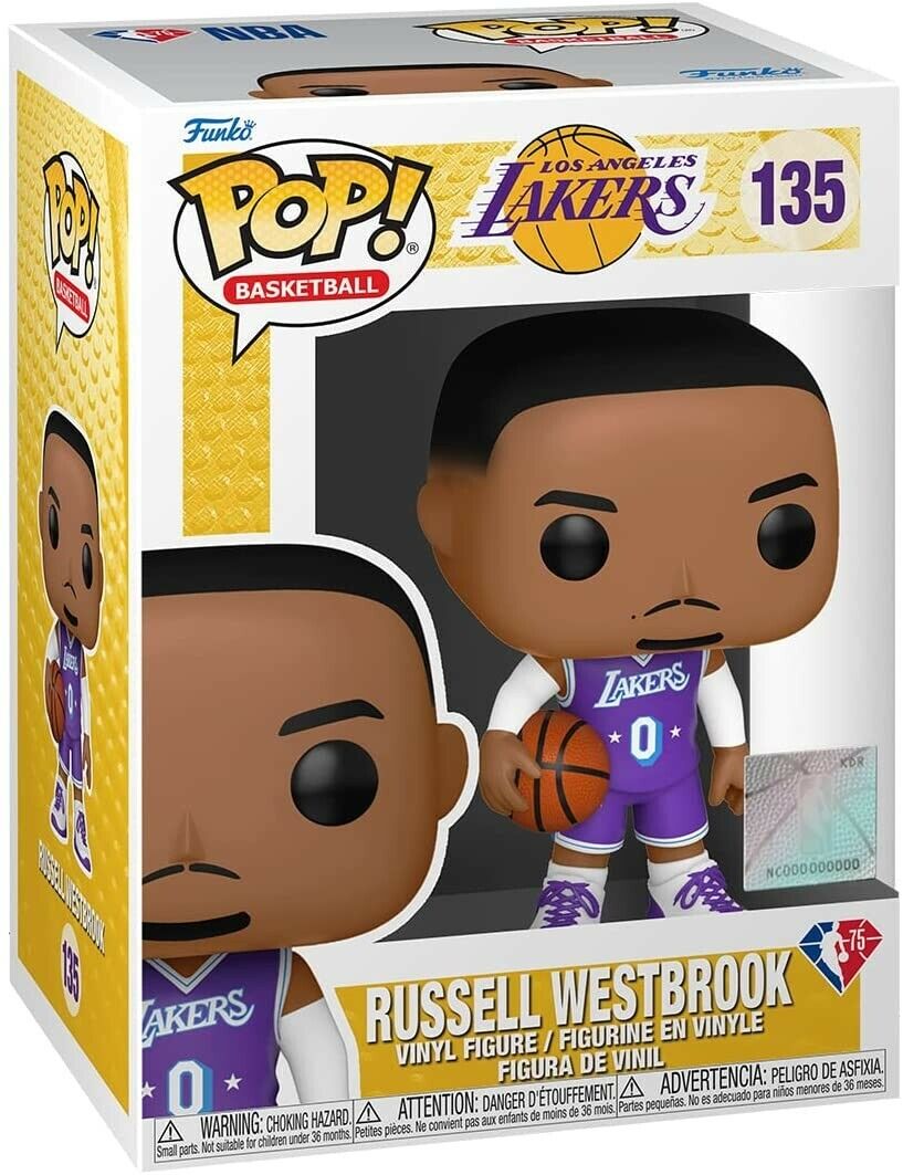 NBA Lakers Russell Westbrook (City Edition 2021) Pop Vinyl