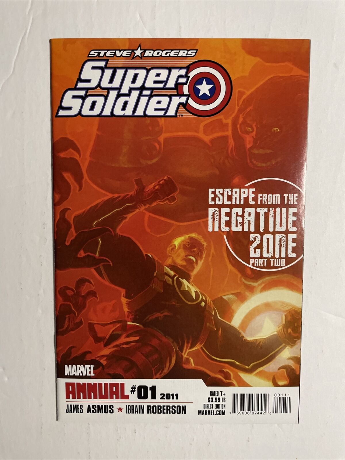 Steve Rogers Super Soldier Annual #1 (2011) 9.4 NM Marvel High Grade Comic Book