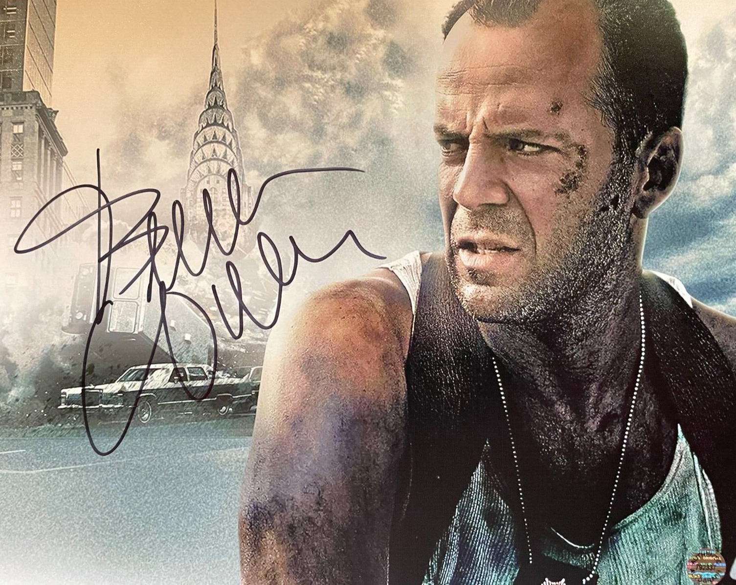 BRUCE WILLIS Hand-Signed 8x10 Photo [DIE HARD: McClane] Original Autograph w/COA