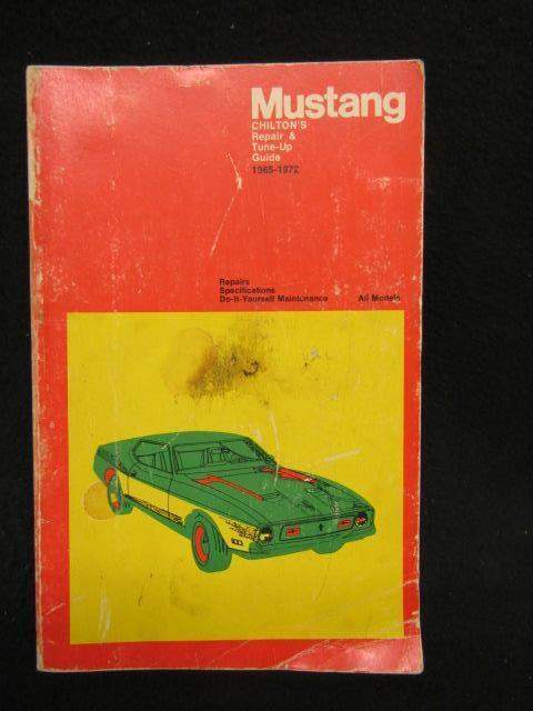 Chilton's Repair & Tune-Up Guide Mustang 1965-72 All Models Chilton 5786 Vintage