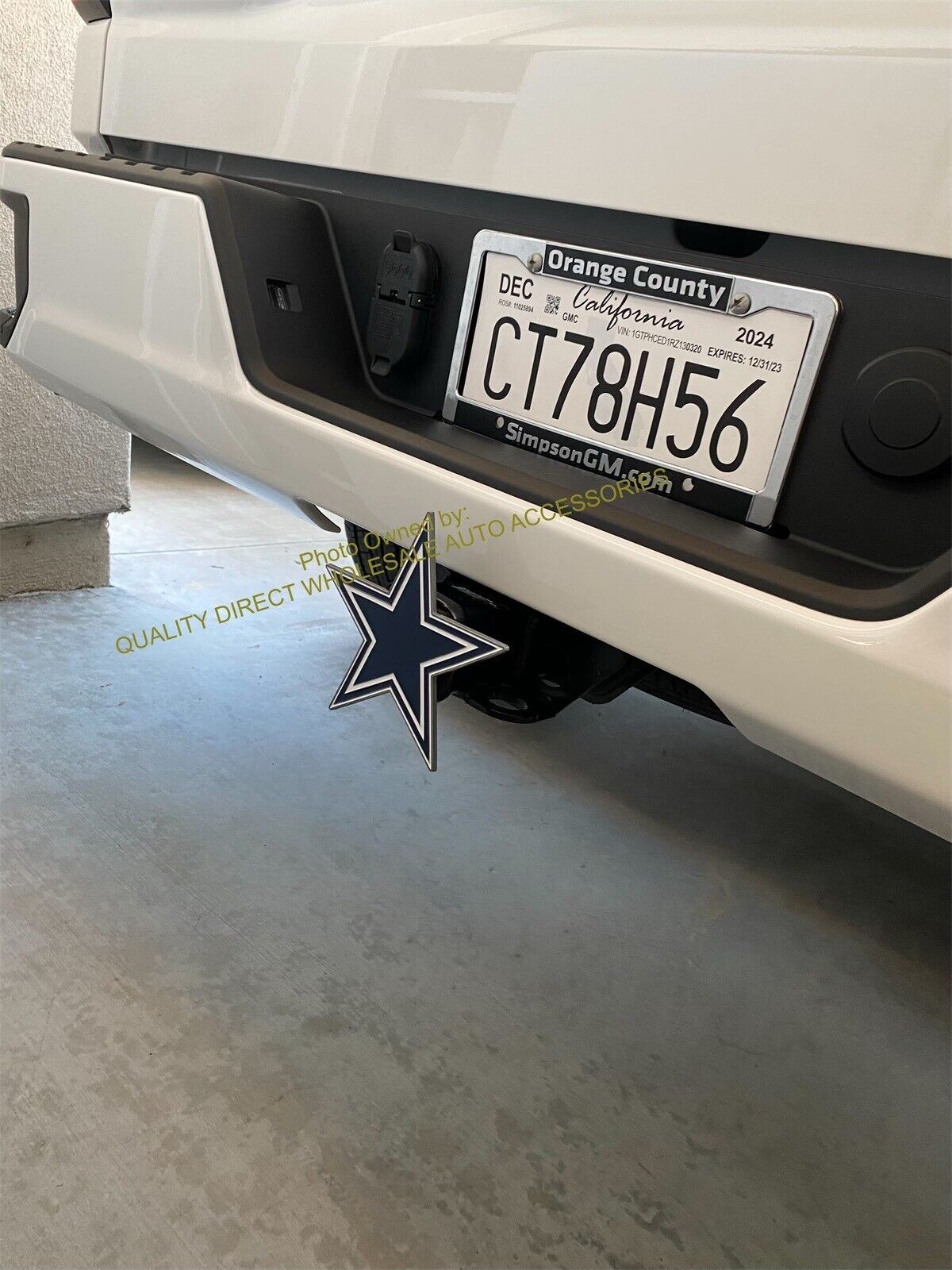 NEWDallas Cowboys NFL Authentic Large BIG Star Hitch Cover BEST SUV Truck Gift