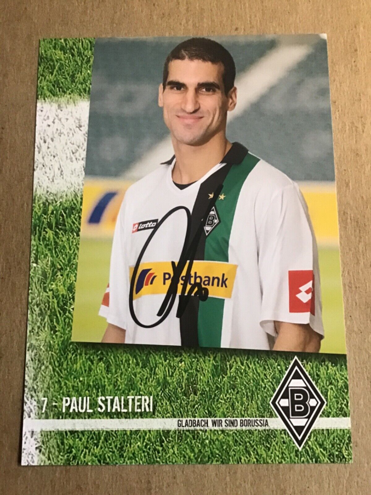 Paul Stalteri, Canada 🇨🇦 Mönchengladbach 2009/10 hand signed