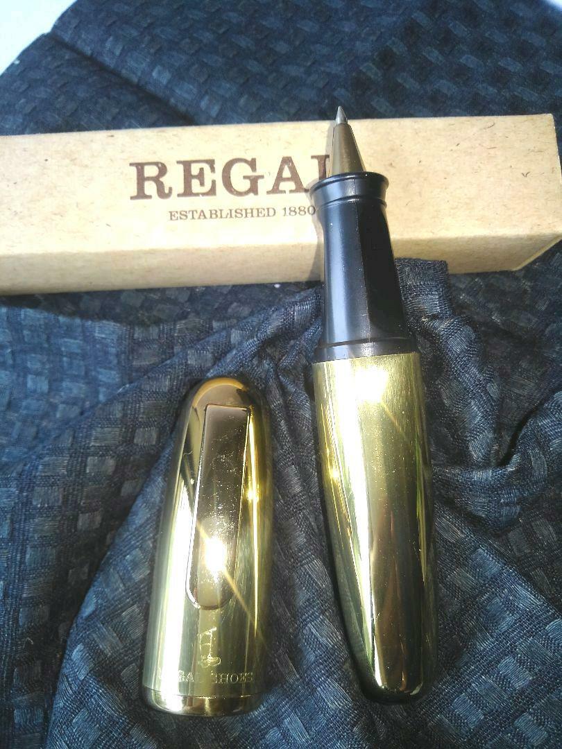 REGAL SHOES Vintage Brass Ballpoint Pen Limited Edition Not sold in stores Rare