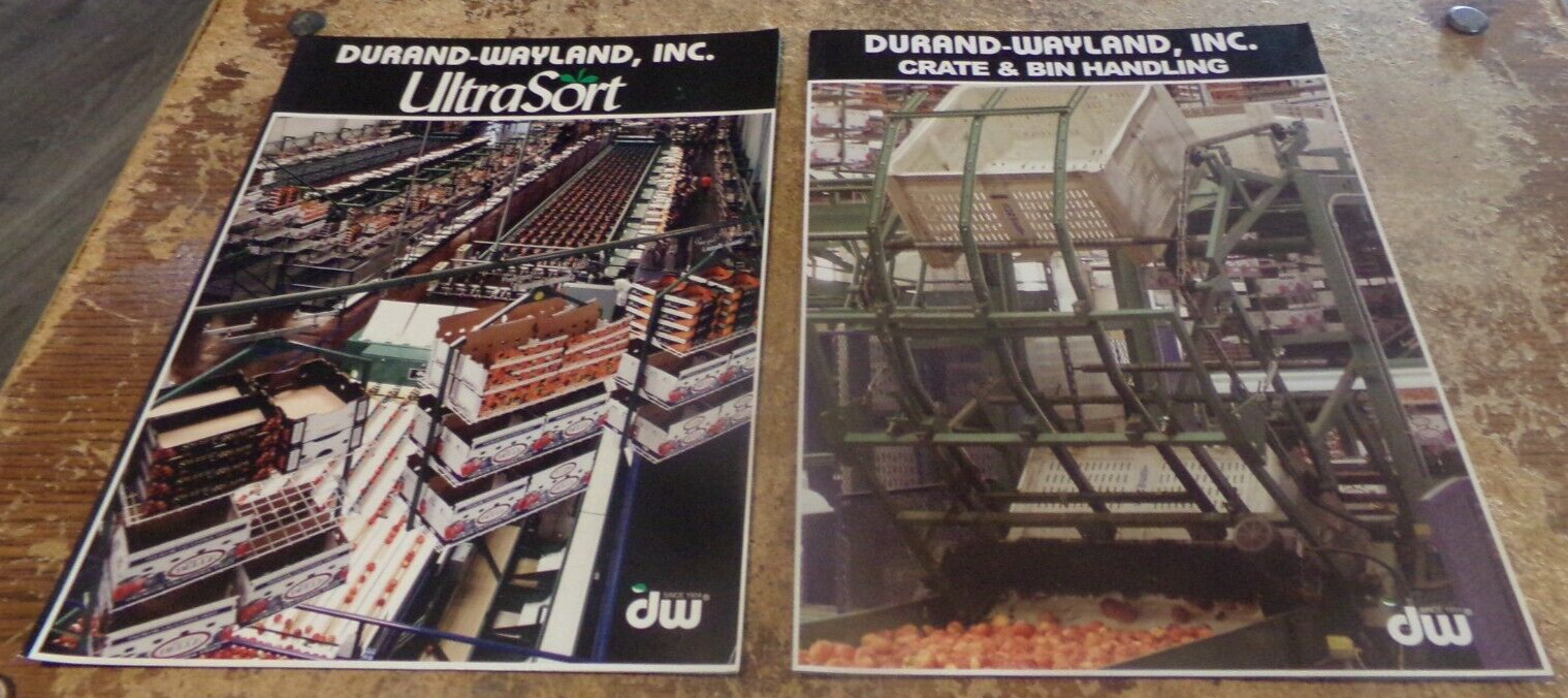 2-lot 2000\'s durand-wayland inc. specialty equipment brochures nice used
