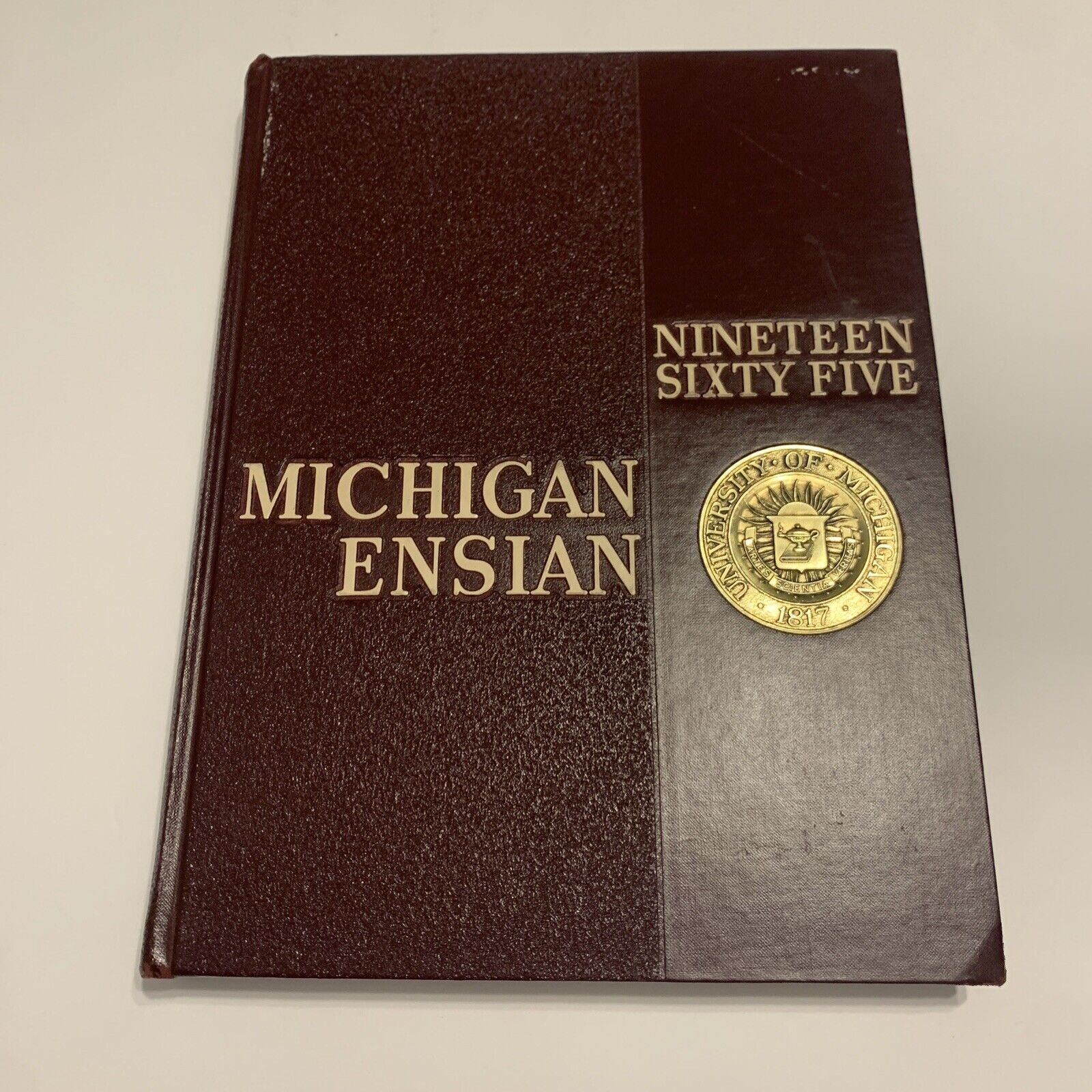 Michigan Ensian 1965 Yearbook Michigan Wolverines UM Ann Arbor MI
