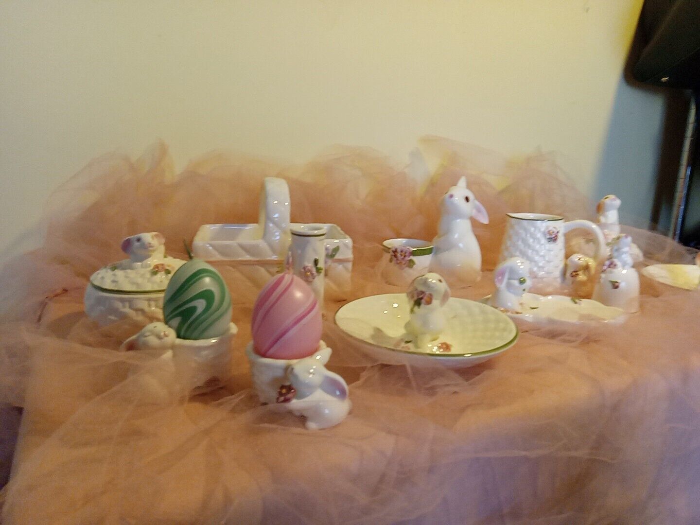Vintage Avon Ceramic  Easter Bunny Collection