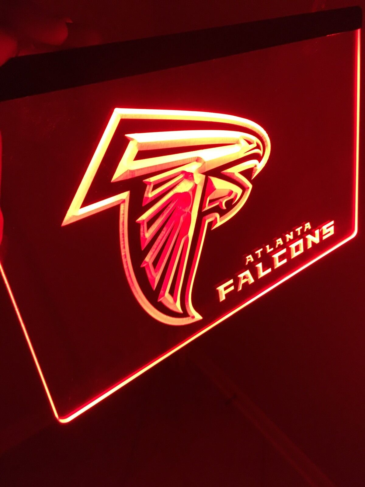 NFL Atlanta FALCONS LED Neon Sign for Game Room,Office,Bar,Man Cave, Decor.