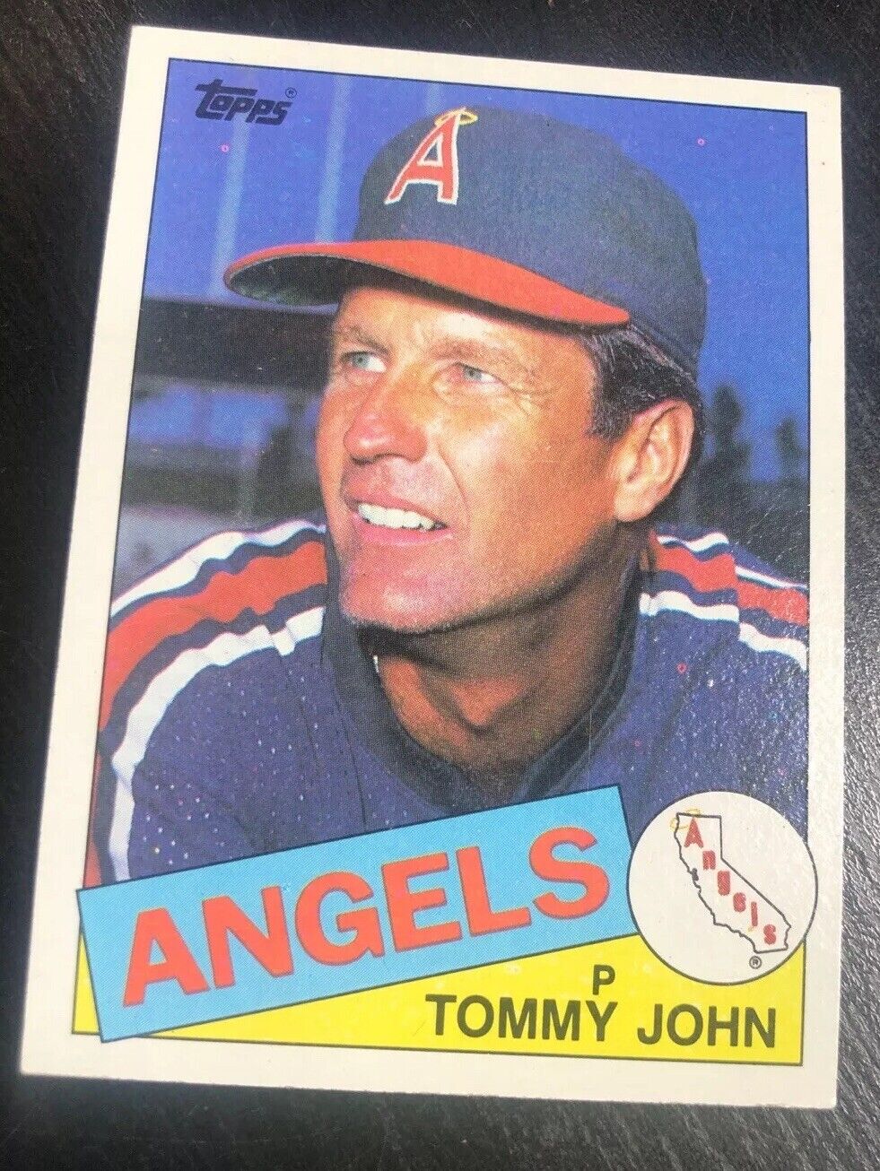 1985 Topps Tiffany California Angels Baseball Card #179 Tommy John