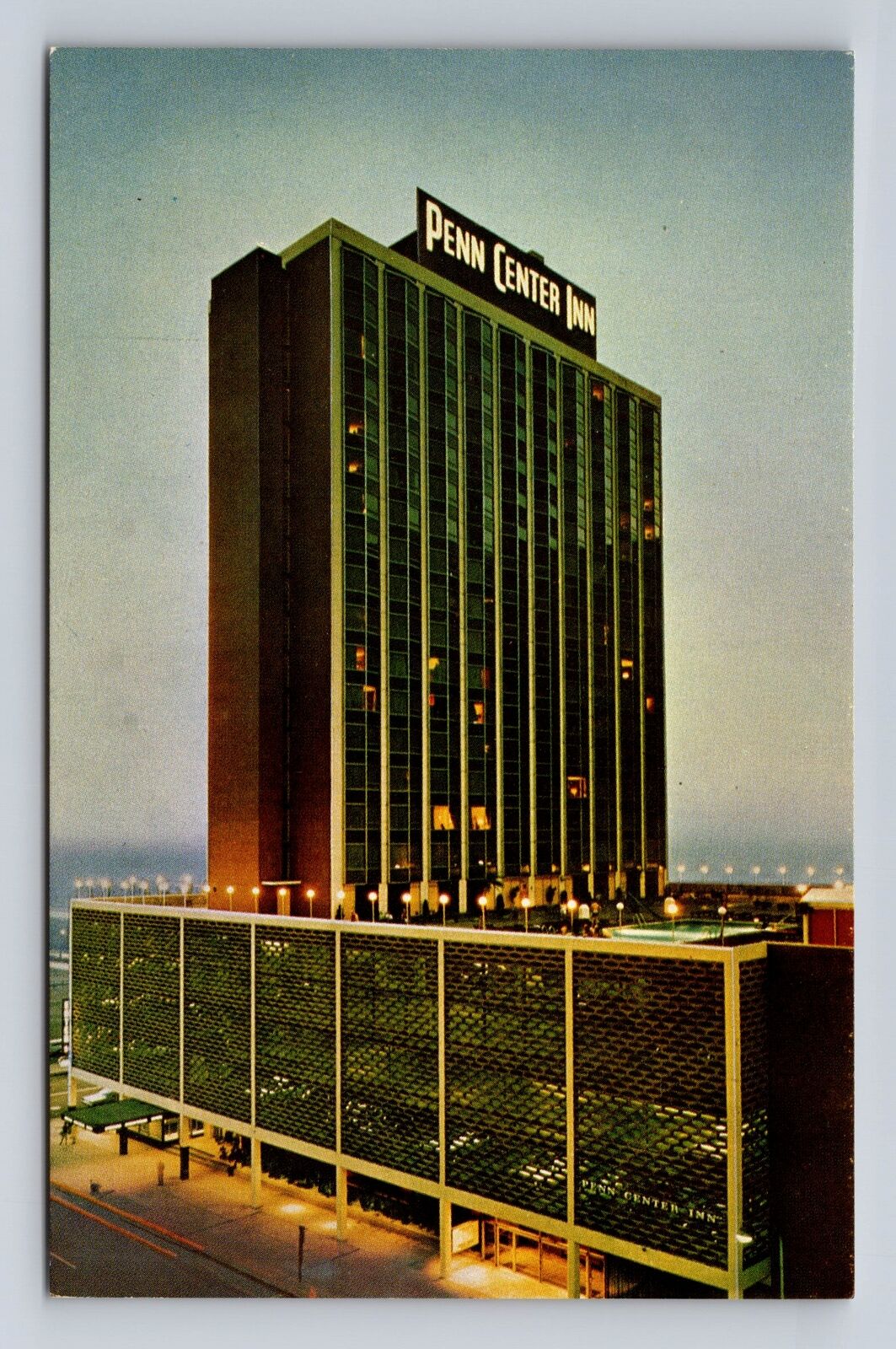 Philadelphia PA-Pennsylvania, Penn Center Inn, Advertising, Vintage Postcard