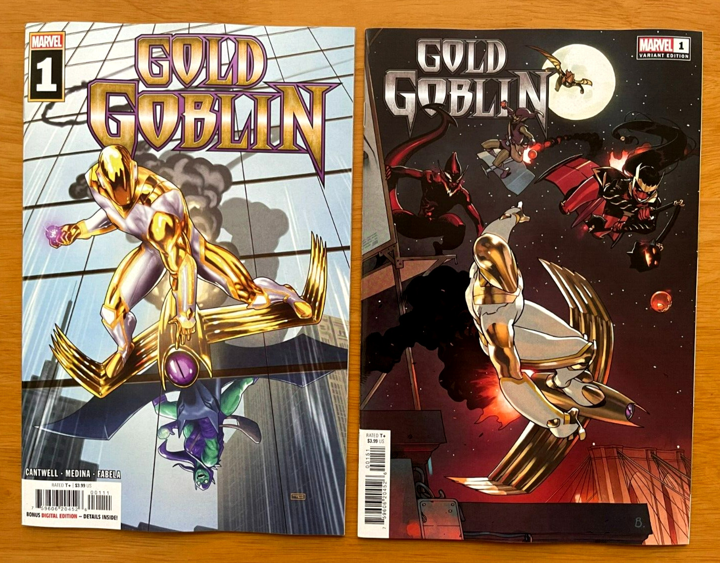 GOLD GOBLIN 1 Main Cover + Bengal Connecting Variant Marvel NM