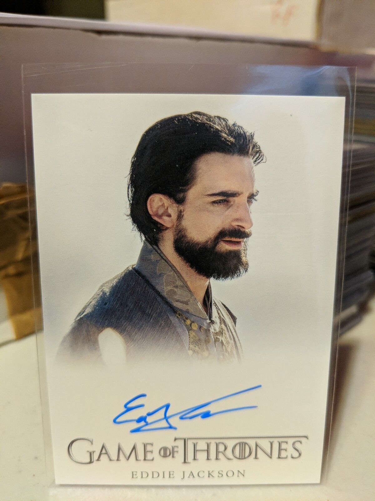 Game Of Thrones Complete Series Vol 2 Eddie Jackson Autograph Card Full-bleed