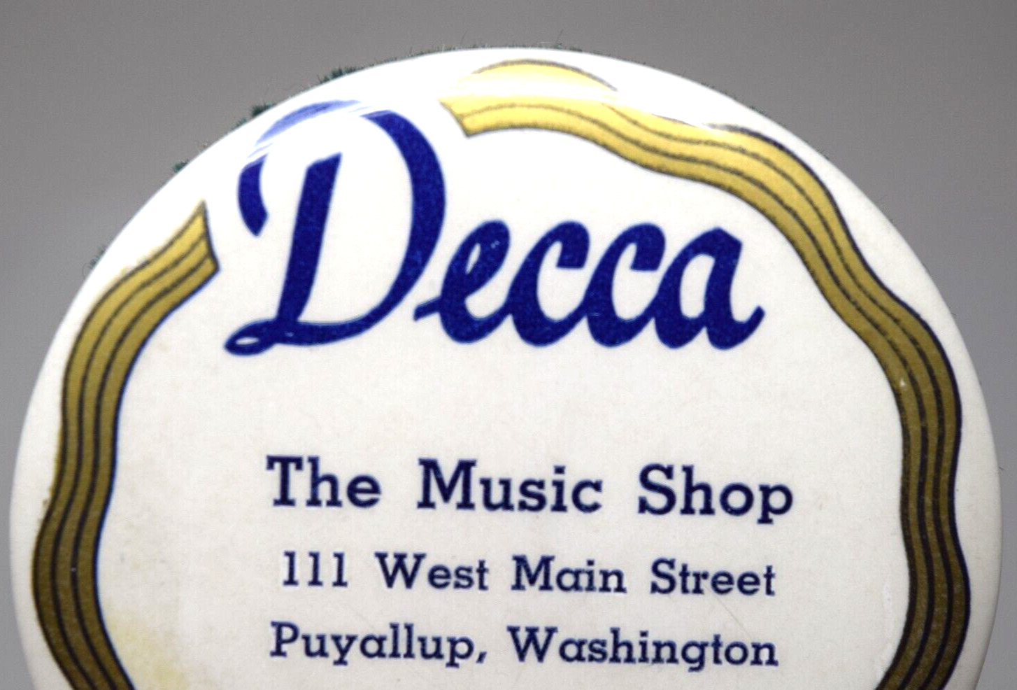 VTG DECCA Records The Music Shop Puyallup WA LP Brush Northwest