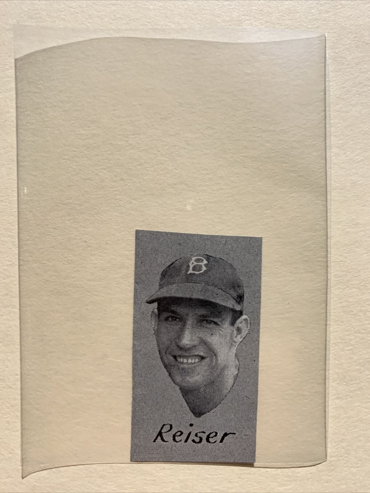Pete Reiser Brooklyn Dodgers 1947 Louisville Slugger Baseball Panel