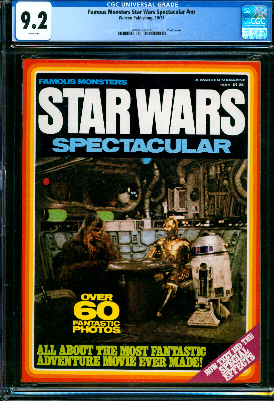 Famous Monsters Star Wars Spectacular Magazine Warren 1977 CGC 9.2