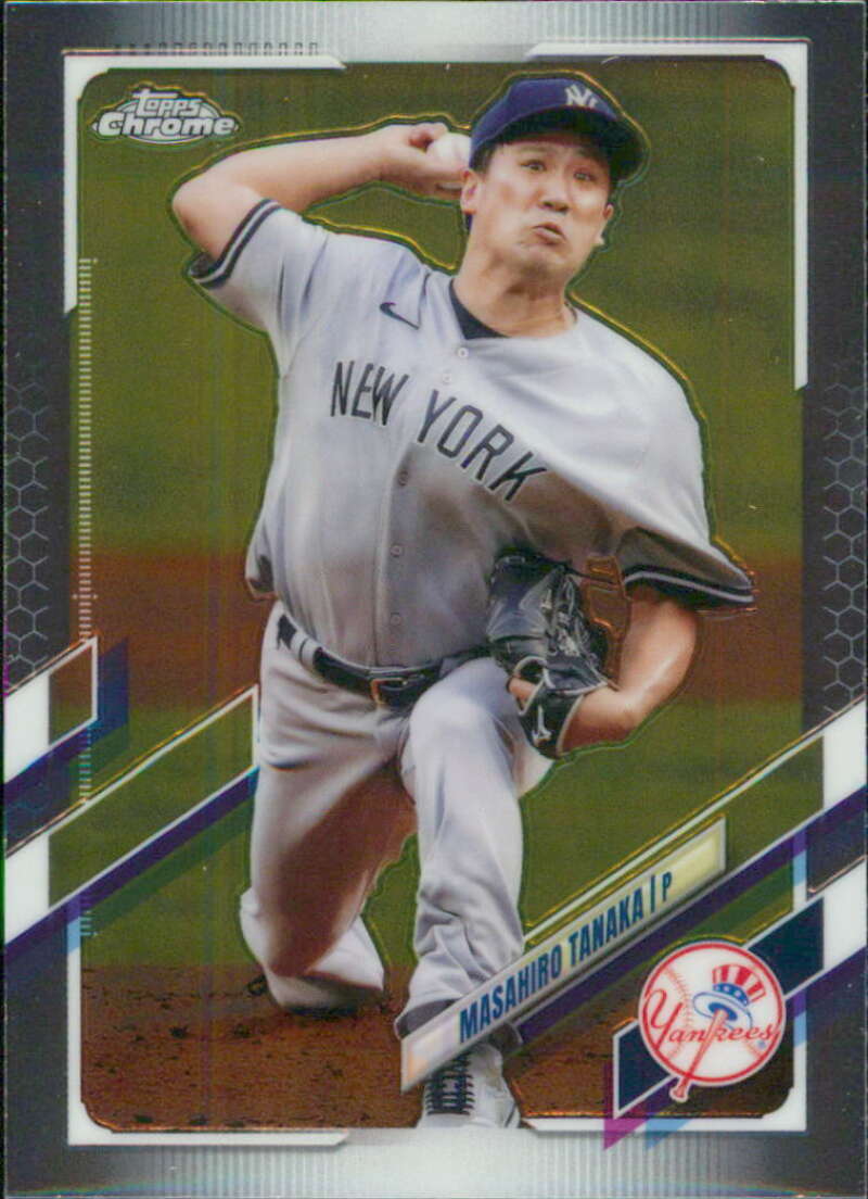 2021 Topps Chrome #131 Masahiro Tanaka New York Yankees 