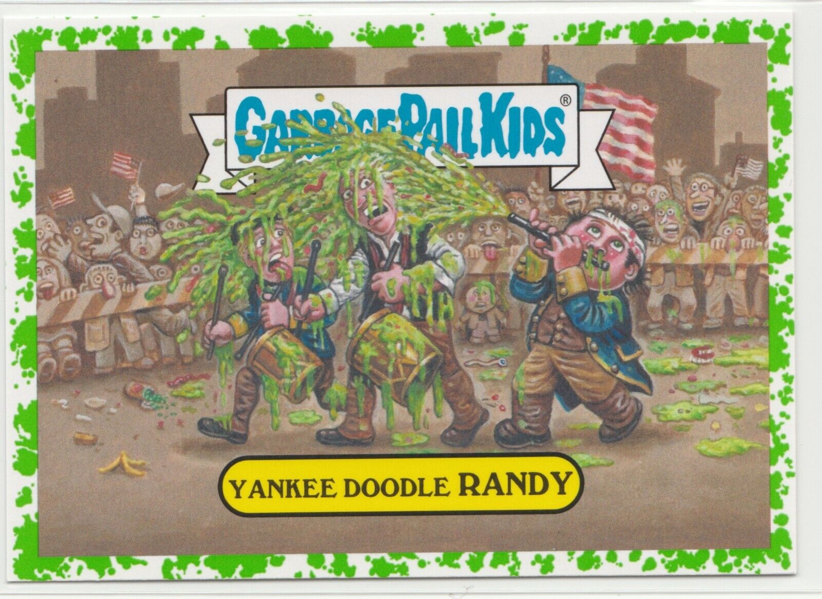 Garbage Pail Kids Yankee Doodle Randy GREEN 2016 American As Apple Pie GPK 5998