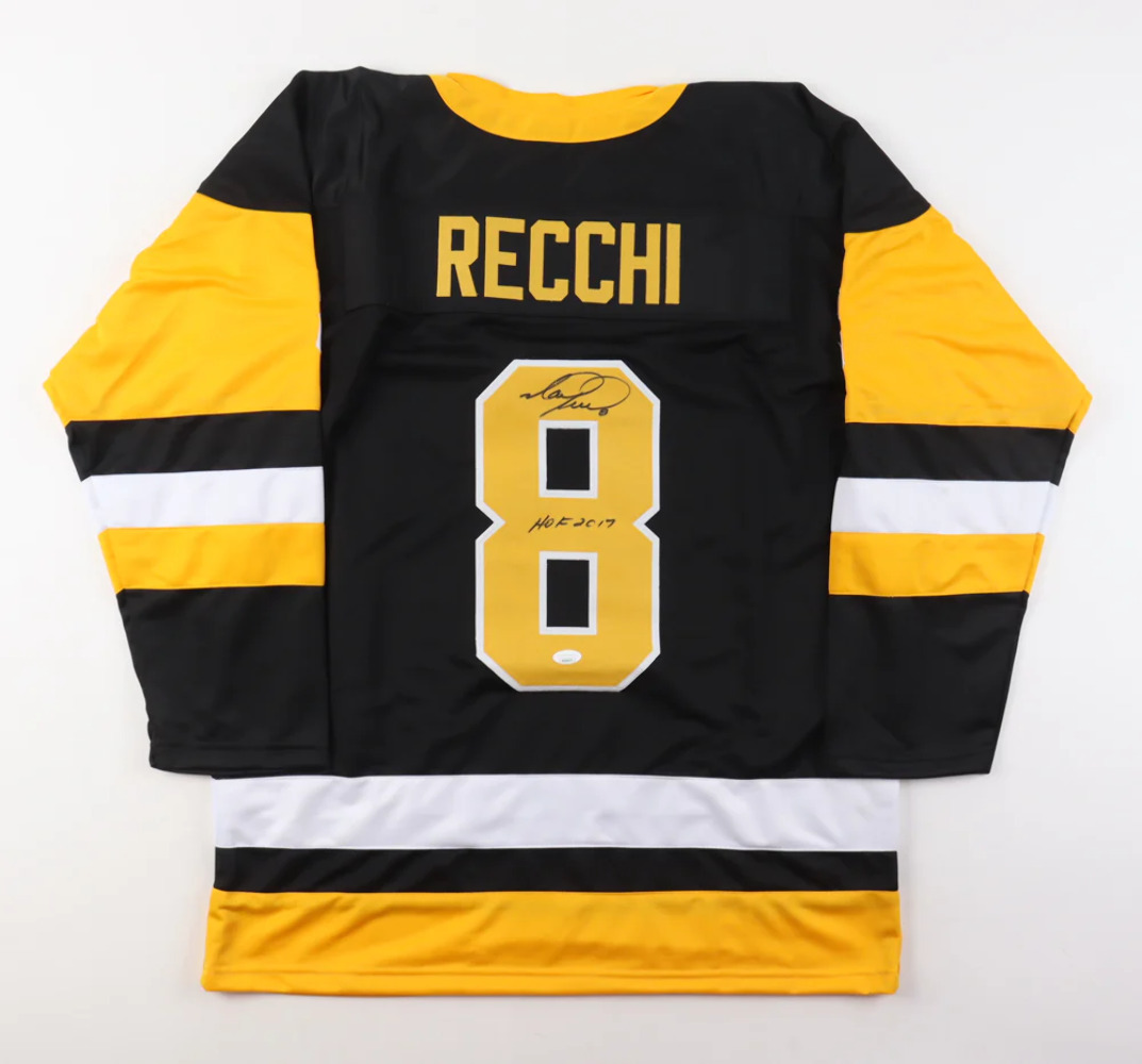 Mark Recchi Signed Jersey Inscribed \