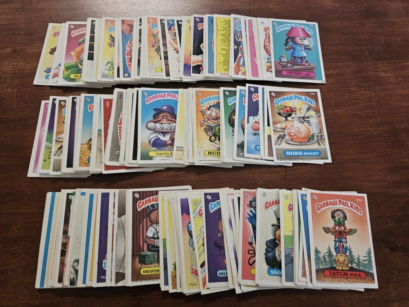 1986 Series Topps Garbage Pail Kids lot 180 Cards ALL PICTURED 
