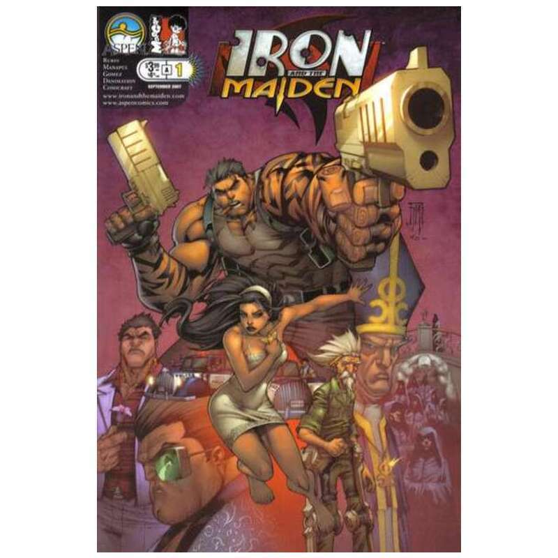 Iron and the Maiden #1 Cover A in Very Fine condition. Aspen comics [q\'