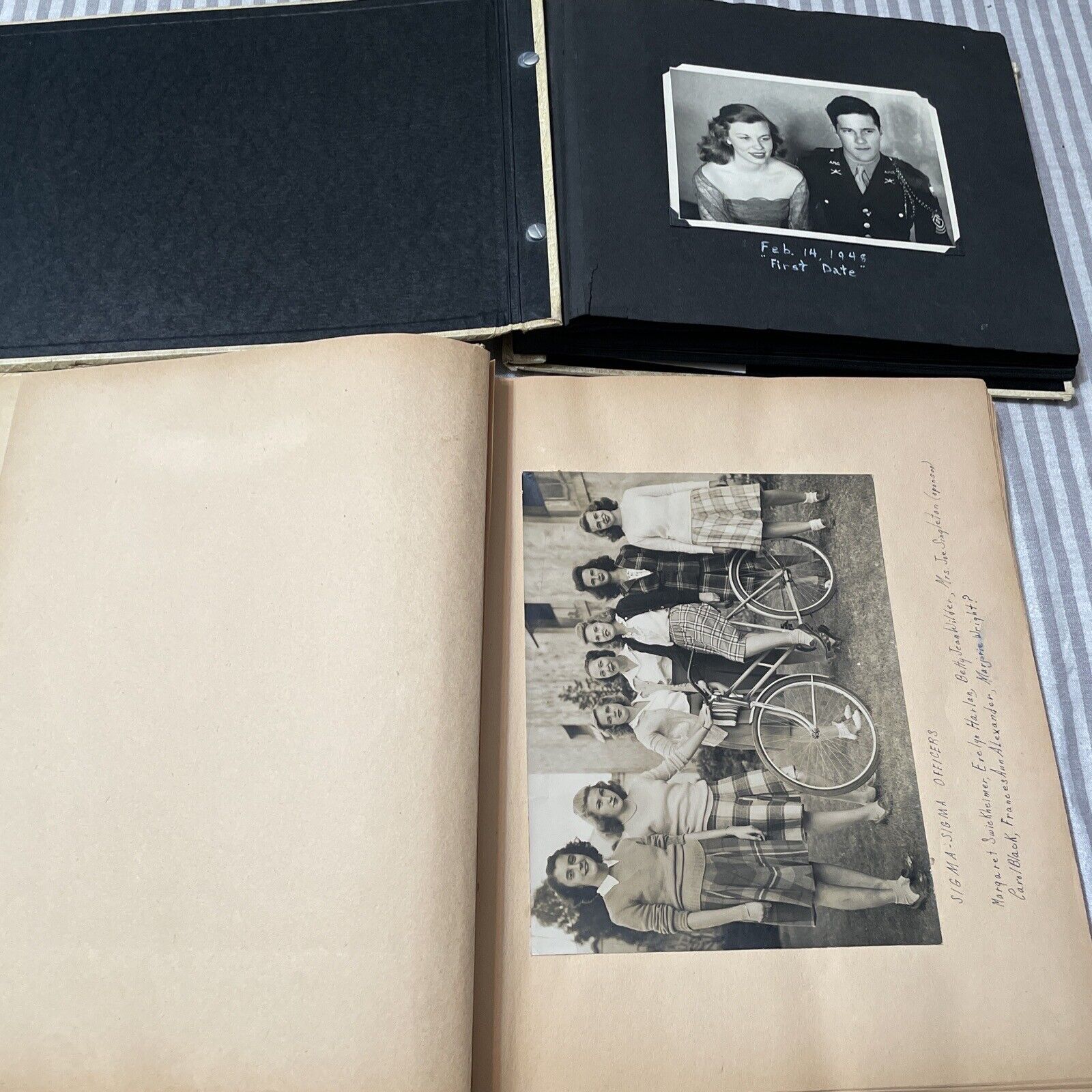 Vintage Photo Albums / Scrap Books Beaumont Texas A&M 1940s Sigma Sigma 