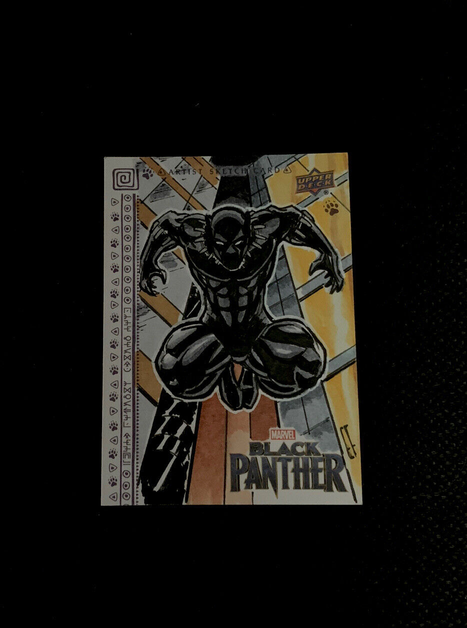 2018 Upper Deck Marvel Black Panther Sketch 1/1 Eric Fournier