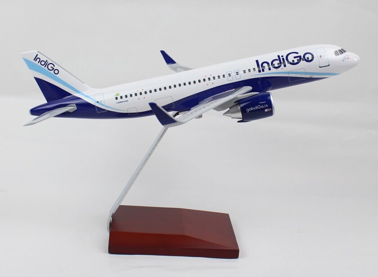 A Few Stocks 1/100 Scale Air Indigo India A320 Static Aircraft Display Model