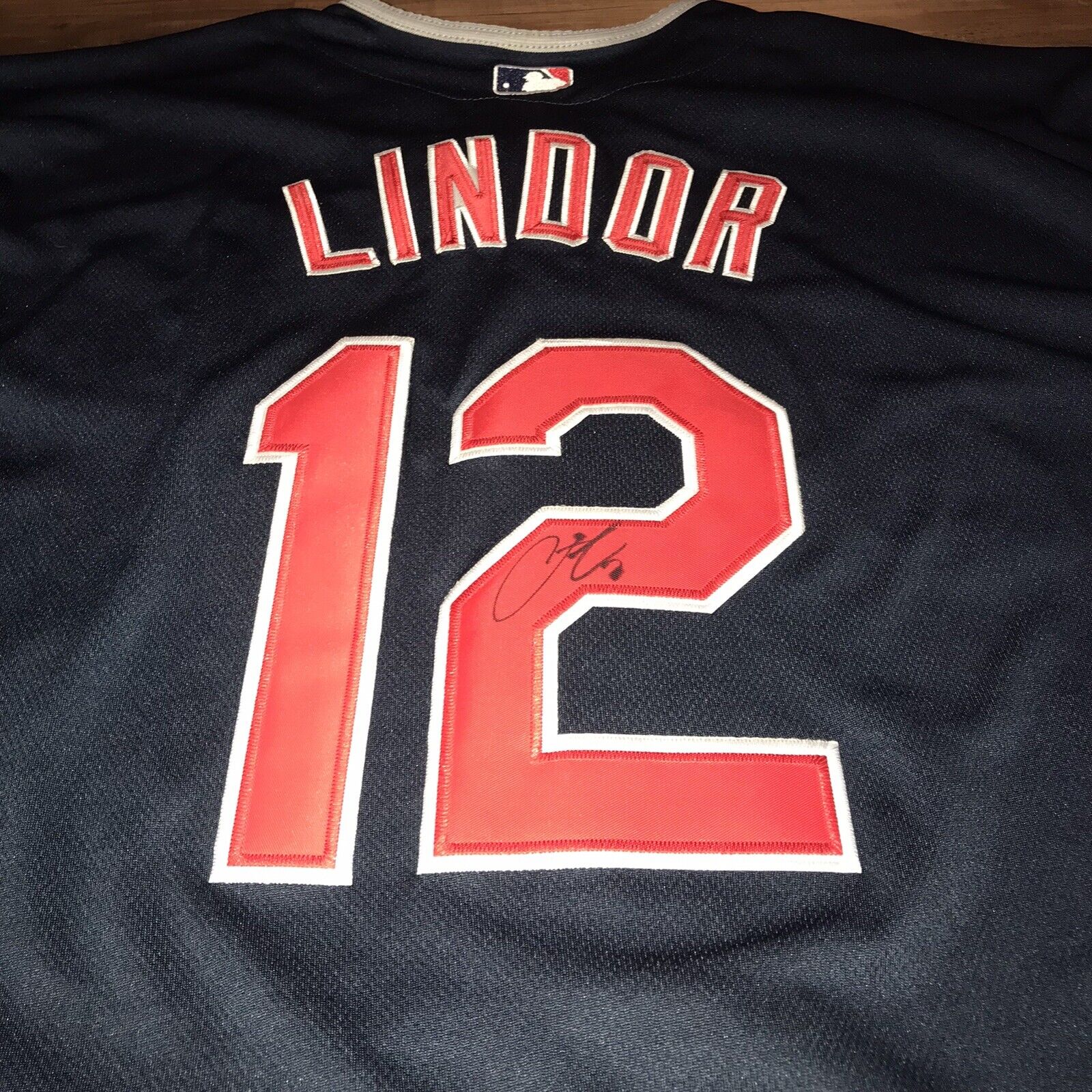 Fransico Lindor signed jersey MLB CLEVELAND INDIANS