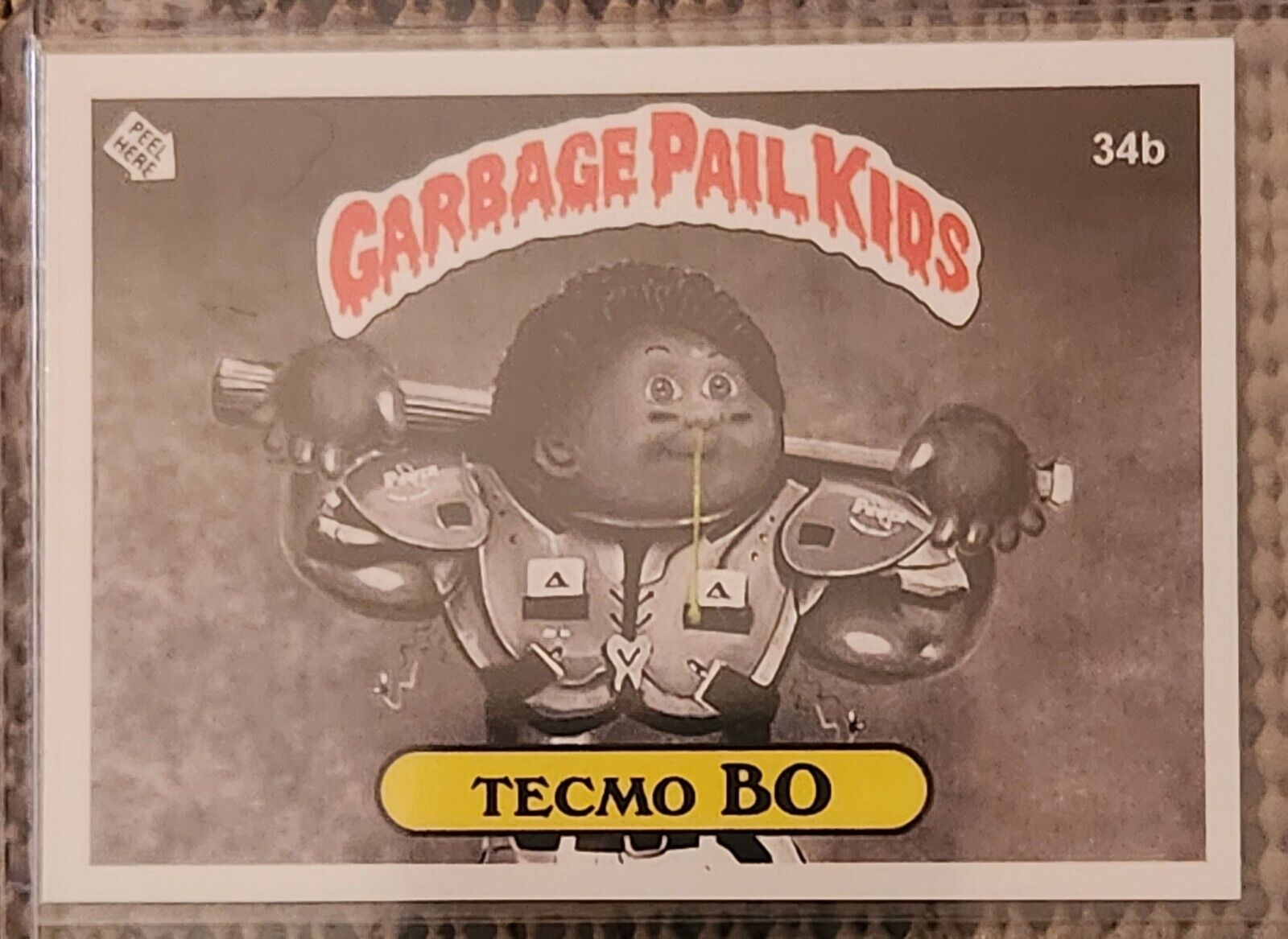 SINGLE CARD: BO JACKSON GPK BO KNOWS TECMO BOXX BASE (#/250) SP TECMO BO